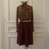 Blouse Saint-Laurent vintage col froufrou
