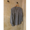 Blouse Balloon soie rayures TL/40