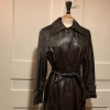 Trench Matrix cuir brun TS/M