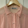 Blouse Emmnanuelle Khanh vintage rose dragé TM