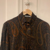 Blouse Guy Laroche vintage imprimé cachemire