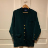 Gilet Saint-James vintage vert TS