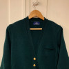 Gilet Saint-James vintage vert TS