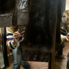 Blouson  Sprung Frères vison et python