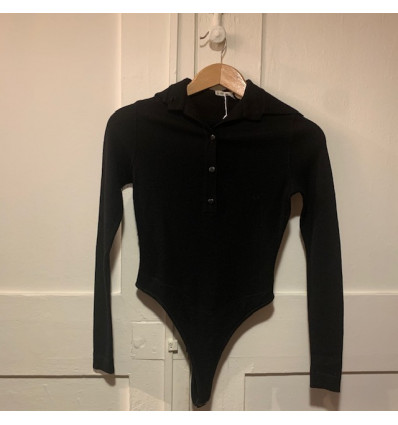 Body Alaia vintage noir T34/XS laine
