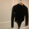 Body Alaia vintage noir T34/XS laine