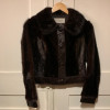Blouson  Sprung Frères vison et python
