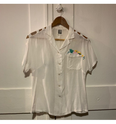 Blouse Emmanuelle Khanh vintage TS/36