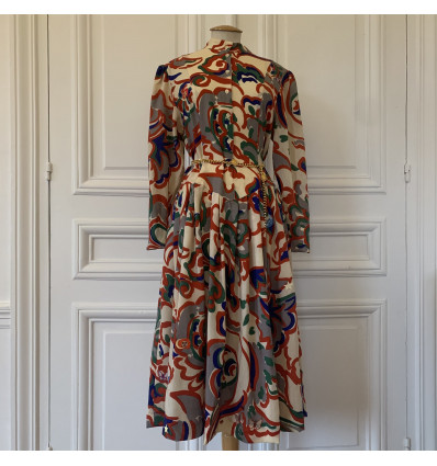 Robe Anastasia vintage années 80 T40/M
