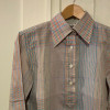 Blouse Valentino vintage 70s carreaux