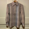 Blouse Valentino vintage 70s carreaux