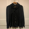Blouse Emmanuelle Khanh vintage soie volants TM