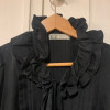 Blouse Emmanuelle Khanh vintage soie volants TM
