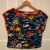 Blouse courte Celine vintage TS