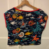 Blouse courte Celine vintage TS