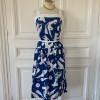Robe coton Ted Lapidus vintage bretelles