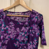 Blouse Saint-Laurent vintage fleurs TS/M