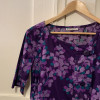 Blouse Saint-Laurent vintage fleurs TS/M