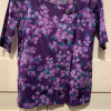 Blouse Saint-Laurent vintage fleurs TS/M