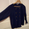 Blouse Saint-Laurent vintage bleu T36/S