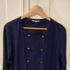 Blouse Saint-Laurent vintage bleu T36/S