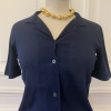 Blouse Courreges vintage coton T34/36
