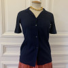 Blouse Courreges vintage coton T34/36