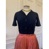Blouse Courreges vintage coton T34/36