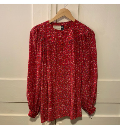 Blouse Emanuel Ungaro vintage soie 70s TS