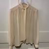 Blouse Celine vintage lavallière TS/M