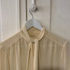 Blouse Celine vintage lavallière TS/M