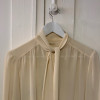 Blouse Celine vintage lavallière TS/M