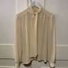 Blouse Celine vintage lavallière TS/M