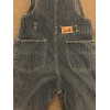 Salopette Lee vintage fines rayures TS/M