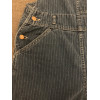 Salopette Lee vintage fines rayures TS/M