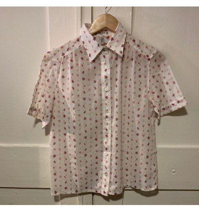 Blouse Celine vintage insectes TM/L