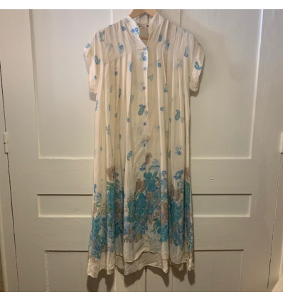 Robe soie vintage ample TU