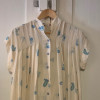 Robe soie vintage ample TU