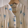 Robe soie vintage ample TU
