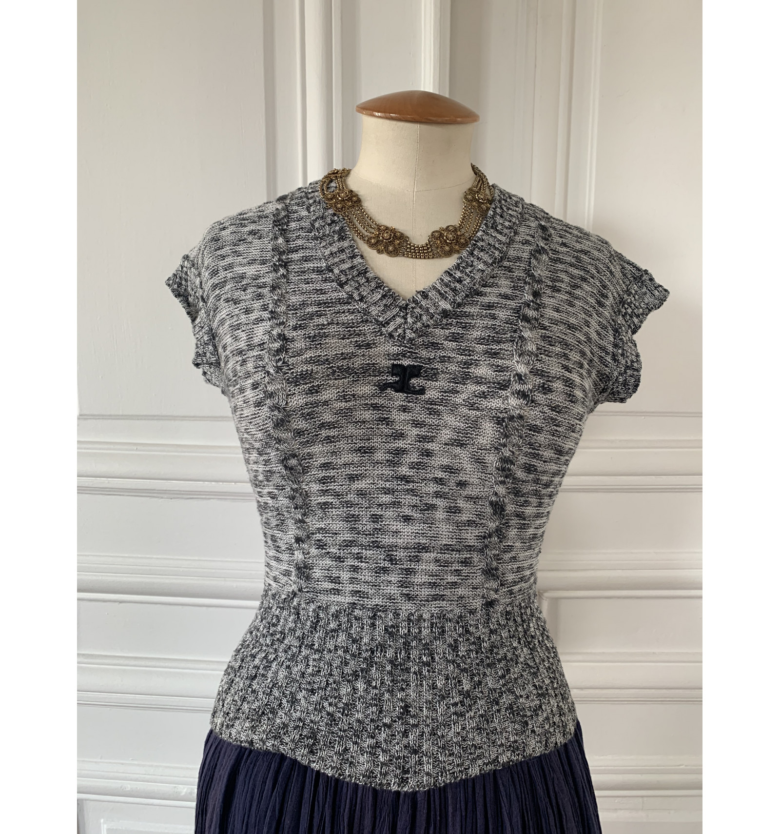 Débardeur vintage Courreges TS - Rosemarket Vintage