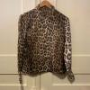 Blouse léopard vintage soie TM