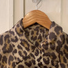 Blouse léopard vintage soie TM