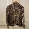 Blouse léopard vintage soie TM