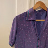 Robe fait main soie 70s TM/L