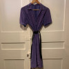 Robe fait main soie 70s TM/L