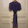 Robe fait main soie 70s TM/L