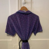 Robe fait main soie 70s TM/L