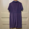 Robe fait main soie 70s TM/L