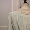 Blouse Emmanuelle Khanh vintage soie dentelle TS
