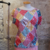 Top sequins soie Louis Féraud
